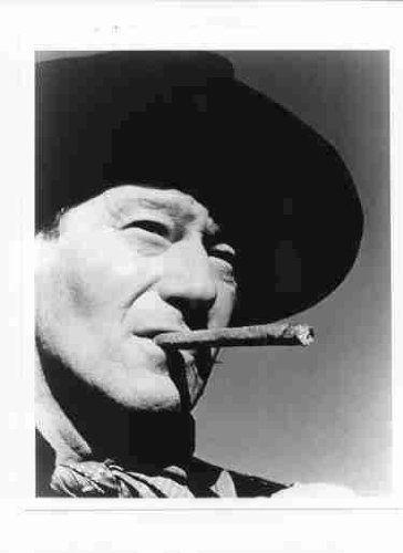 John Wayne smoking a cigar