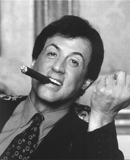 Sylvester Stallone and cigars