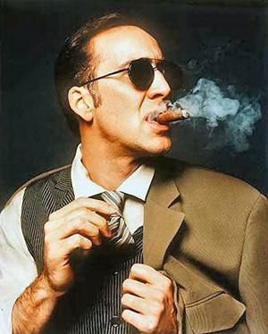 Nicolas Cage cuban cigars